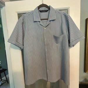 Scotch & Soda Seersucker Stripe Camp Shirt - XL (Men's)